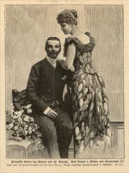 Princesse Elvira de Bavière (1868-1943) avec son mari Rudolf von Wrbna-Kaunitz-Rietberg-Questenberg und Freudenthal